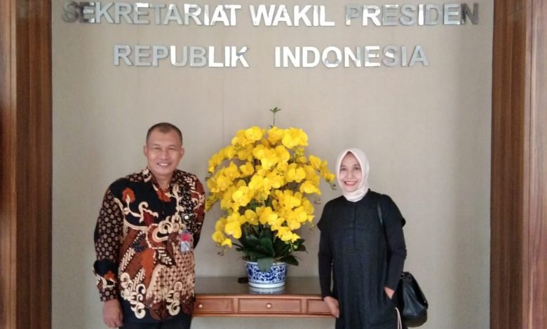 Heru Paku Sujanto saat berkunjung ke istana Wakil Presiden Republik Indonesia belum lama ini. (Foto : Istimewa)
