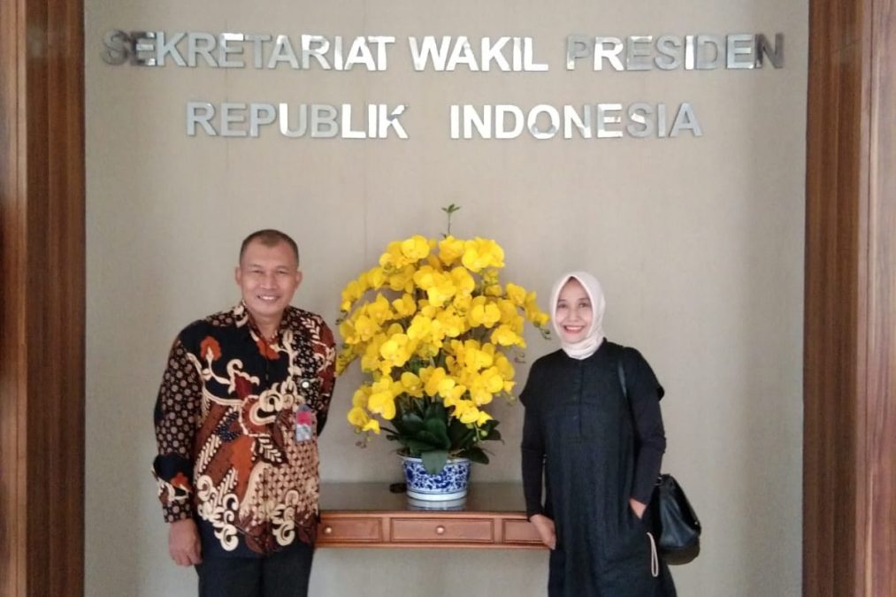 Heru Paku Sujanto saat berkunjung ke istana Wakil Presiden Republik Indonesia belum lama ini. (Foto : Istimewa)