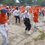 Hari Terakhir Masa Kampanye, PKS Cimanggung Gelar Senam Sehat